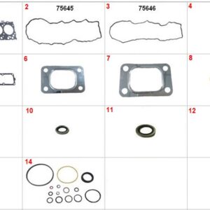 10282 | JGO. JUNTAS MOTOR PARTE SUPERIOR SABO