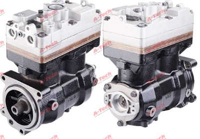 10462 | COMPRESOR COMPLETO KNORR 86MM. BICILINDRICO 720CC. A-TECH