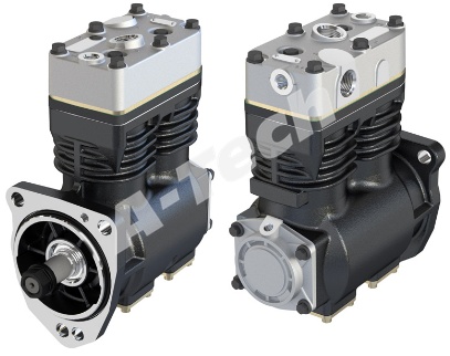 14133 | COMPRESOR COMPLETO KNORR 75MM. BICILINDRICO A-TECH