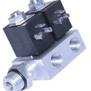 5924 | VALVULA SELENOIDE 3/2 VIAS / 24V. / FRENO MOTOR / ALTA Y BAJA / PARADA MOTOR / ROSCA M16 X 1.5 PARKER