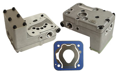 6085 | TAPA Y ENTRETAPA COMPLETA COMPRESOR WABCO 85MM. TAPA LARGA A-TECH