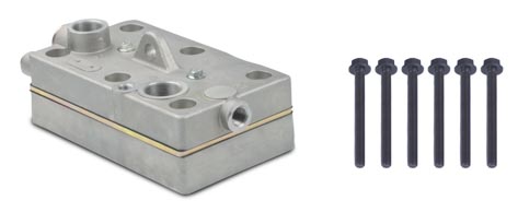 7880 | TAPA Y ENTRETAPAS COMPLETA COMPRESOR WABCO 85MM. BICILINDRICO A-TECH